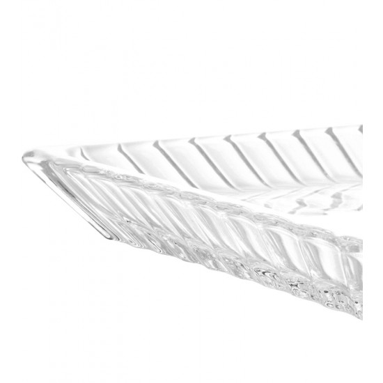 Travessa 34cm Por 17cm Lys Em Cristal Ecológico Wolff